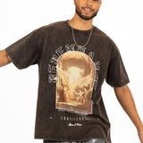 Acid Brown "Renaissance" Printed T-shirt