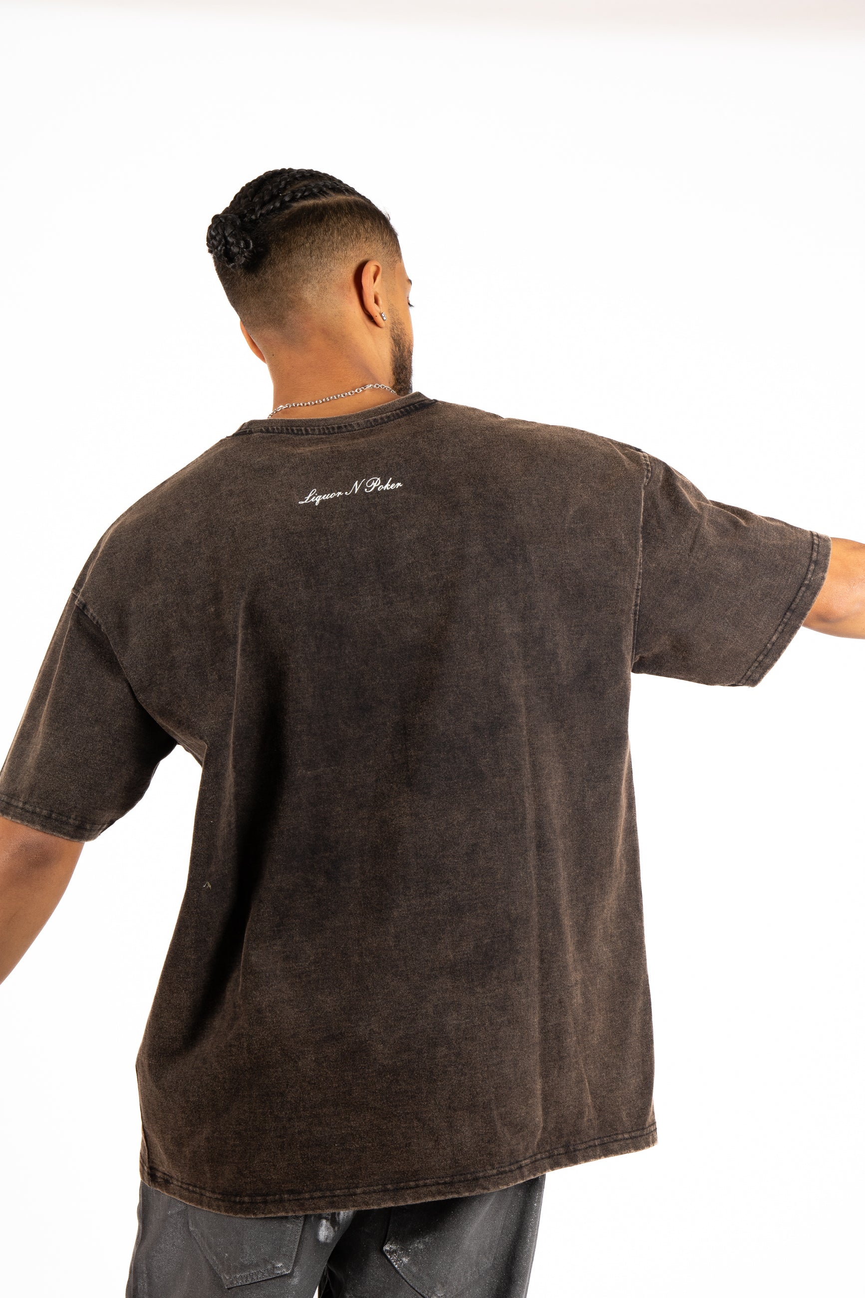 Acid Brown "Renaissance" Printed T-shirt