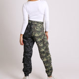 Boyfriend Cargo Trouser In Split Camo