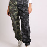 Boyfriend Cargo Trouser In Split Camo