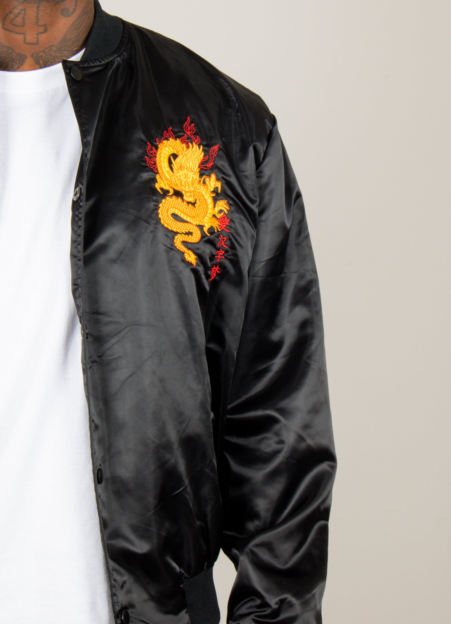 Liquor N Poker Gold Bomber Jacket