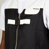 Black Utility Pocket Co-ord Gilet