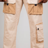 Ecru Tech Utility Straight Leg Cargos