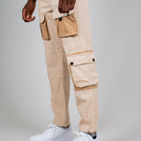 Ecru Tech Utility Straight Leg Cargos