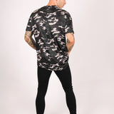 Oversized Camo Print T-Shirt