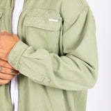 Khaki Relaxed Utility Shirt