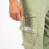 Khaki Relaxed Fit Utility Cargo Trousers