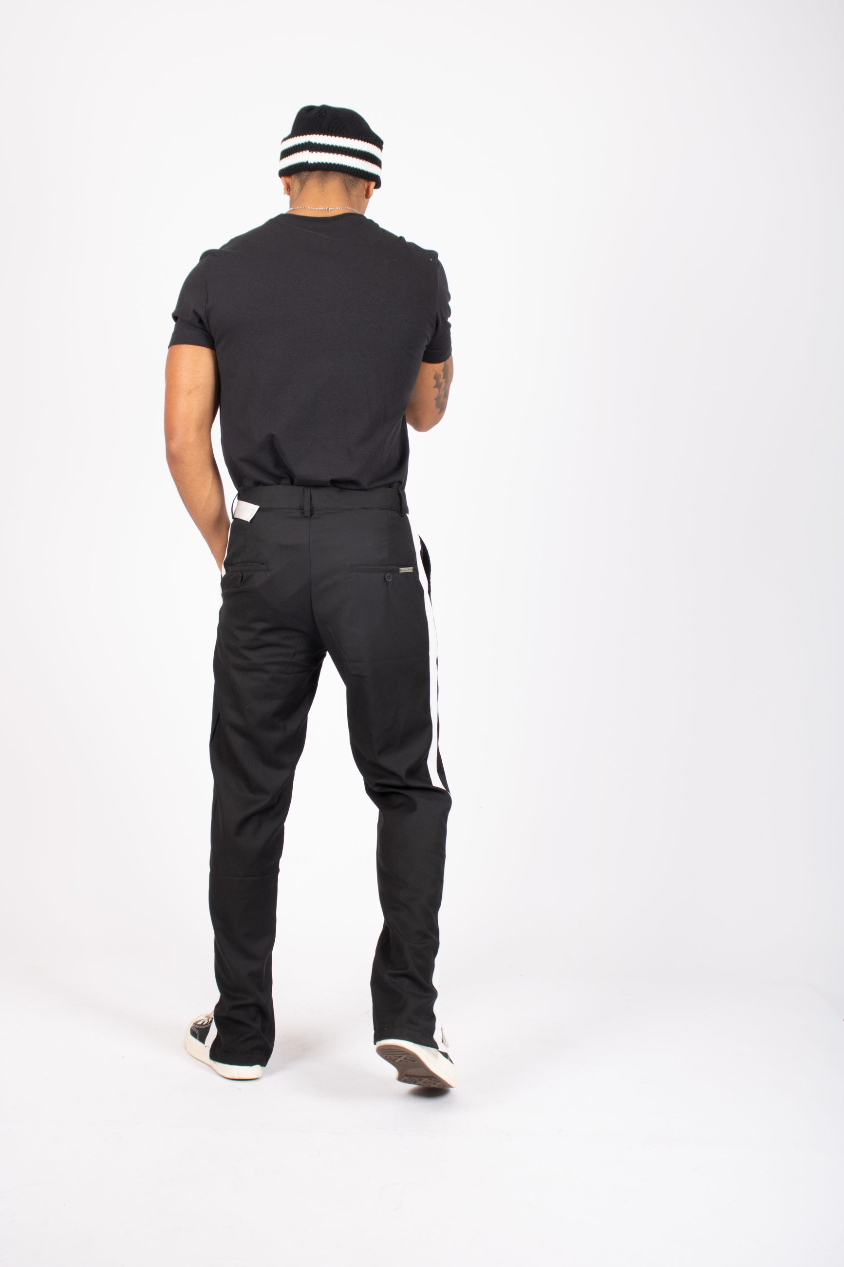 Utility Straight Leg Side Stripe Trousers