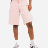 Boyfriend Skater Pink Denim Shorts