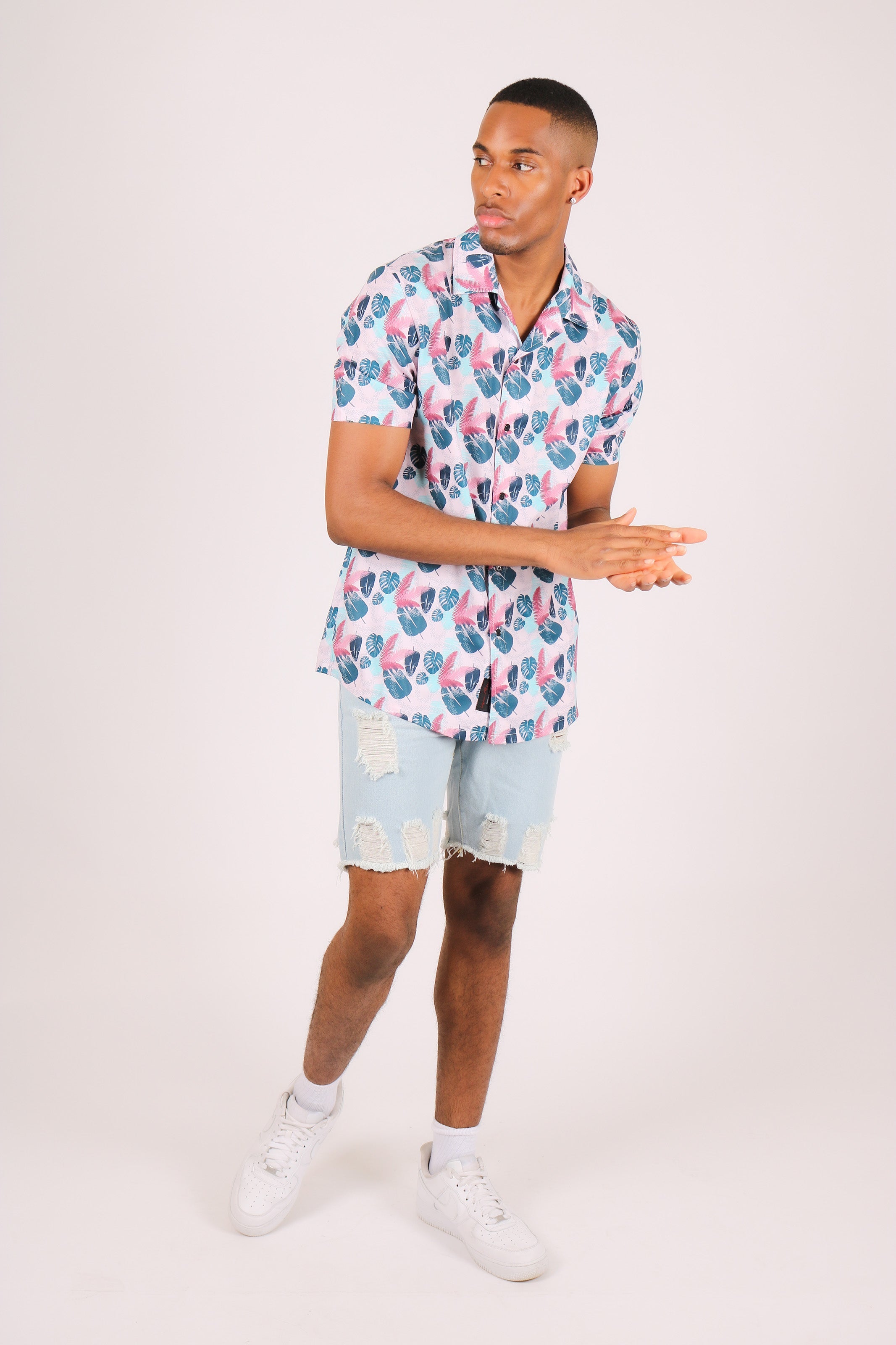 Havana Club Floral Pattern Shirt