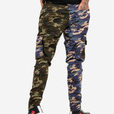 Fort Utility Camo Half Blue And Half Green