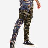 Fort Utility Camo Half Blue And Half Green