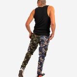 Fort Utility Camo Half Blue And Half Green