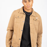 Norton Denim Jacket In Tan