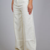 Cairo Wide Leg Jeans in Ecru Denim