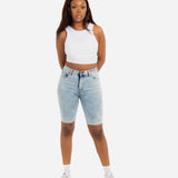 Super Stretch Denim Cycling Shorts