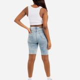 Super Stretch Denim Cycling Shorts