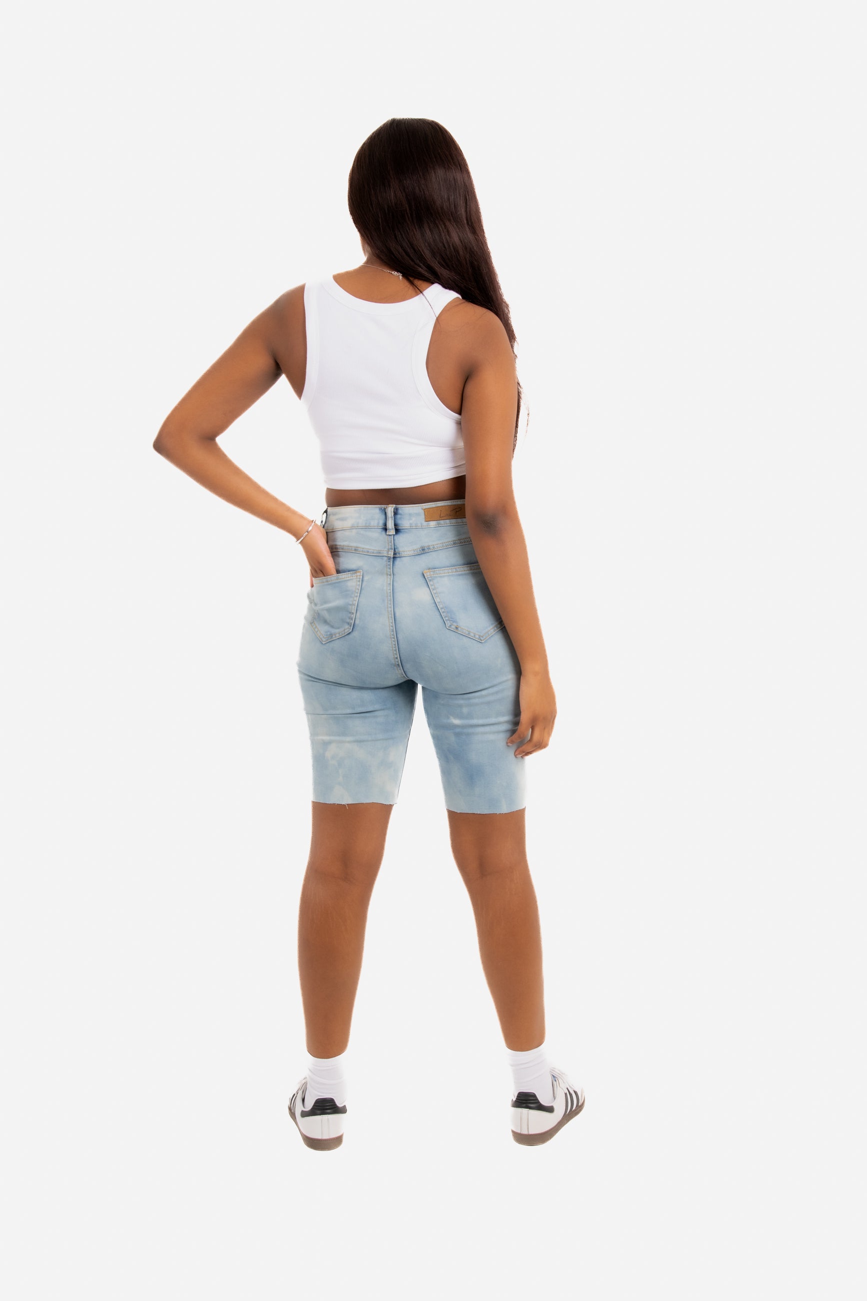 Super Stretch Denim Cycling Shorts