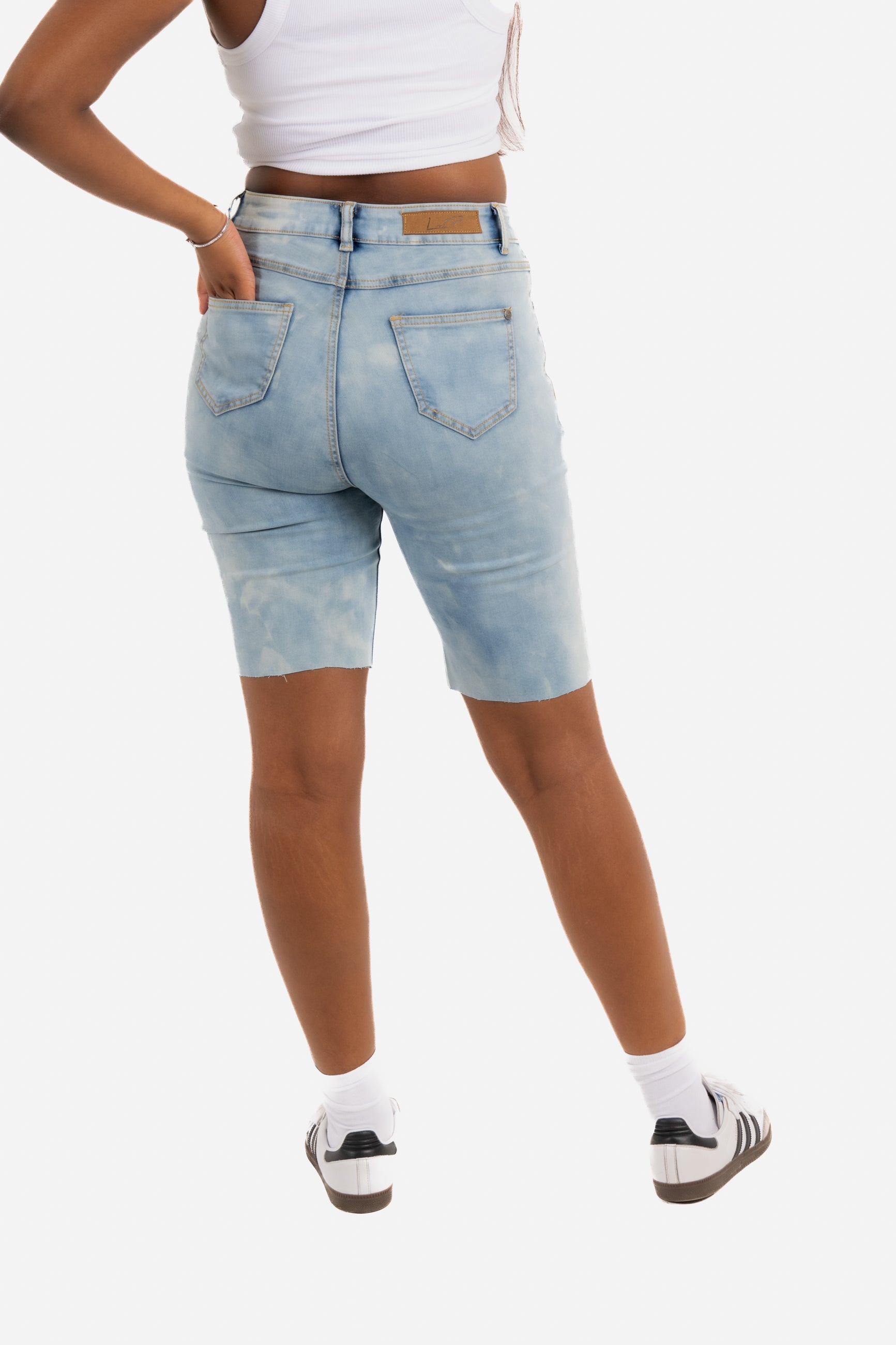 Super Stretch Denim Cycling Shorts