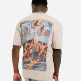 Oversized Stone T-Shirt "Eternal Paradise" Back Print