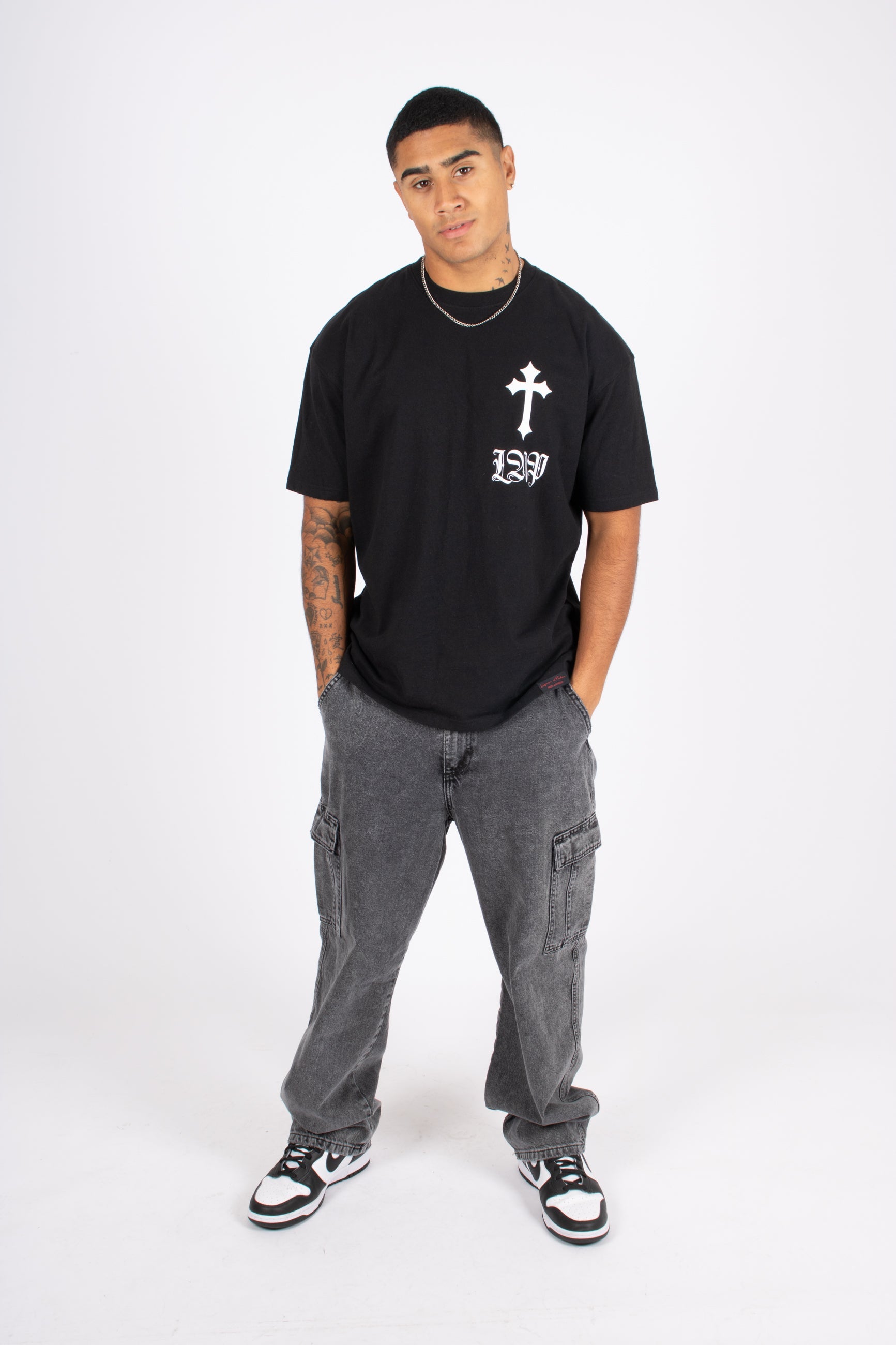 only-the-blessed-cross-tshirt