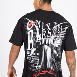 only-the-blessed-cross-tshirt