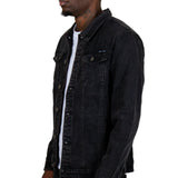 Norton Washed Black Classic Denim Jacket