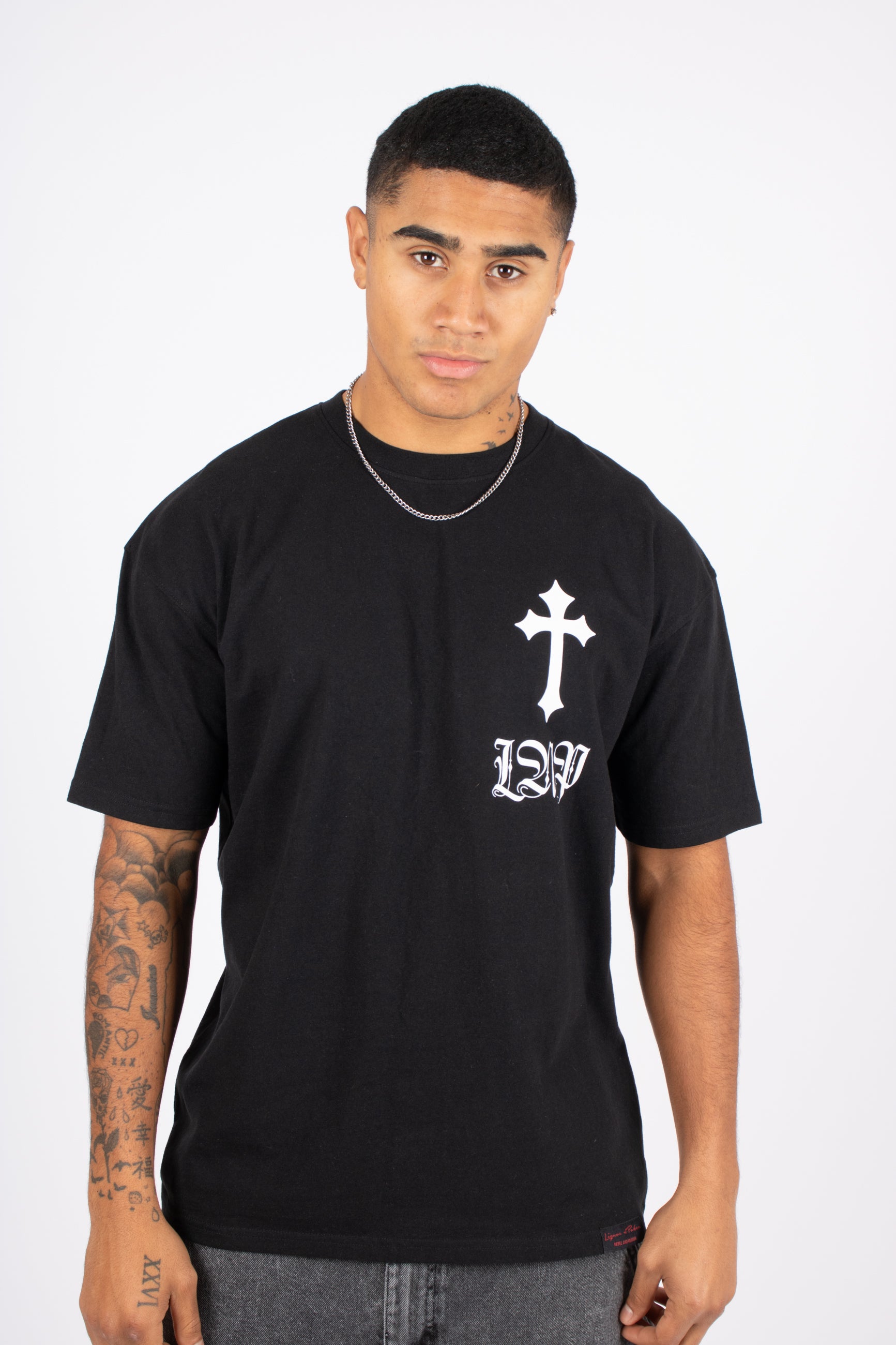 only-the-blessed-cross-tshirt