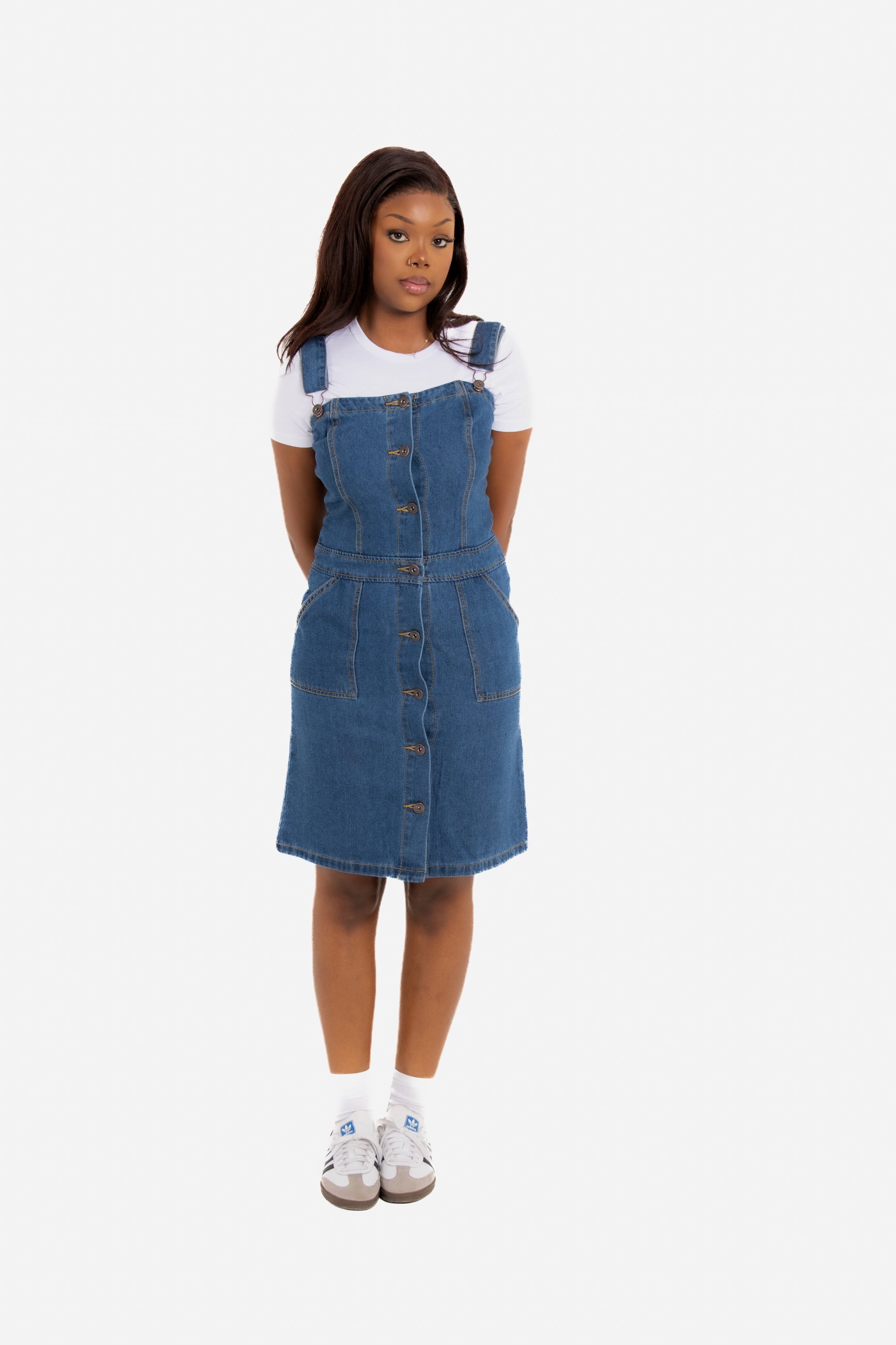 Skye Vintage Denim Pinnafore