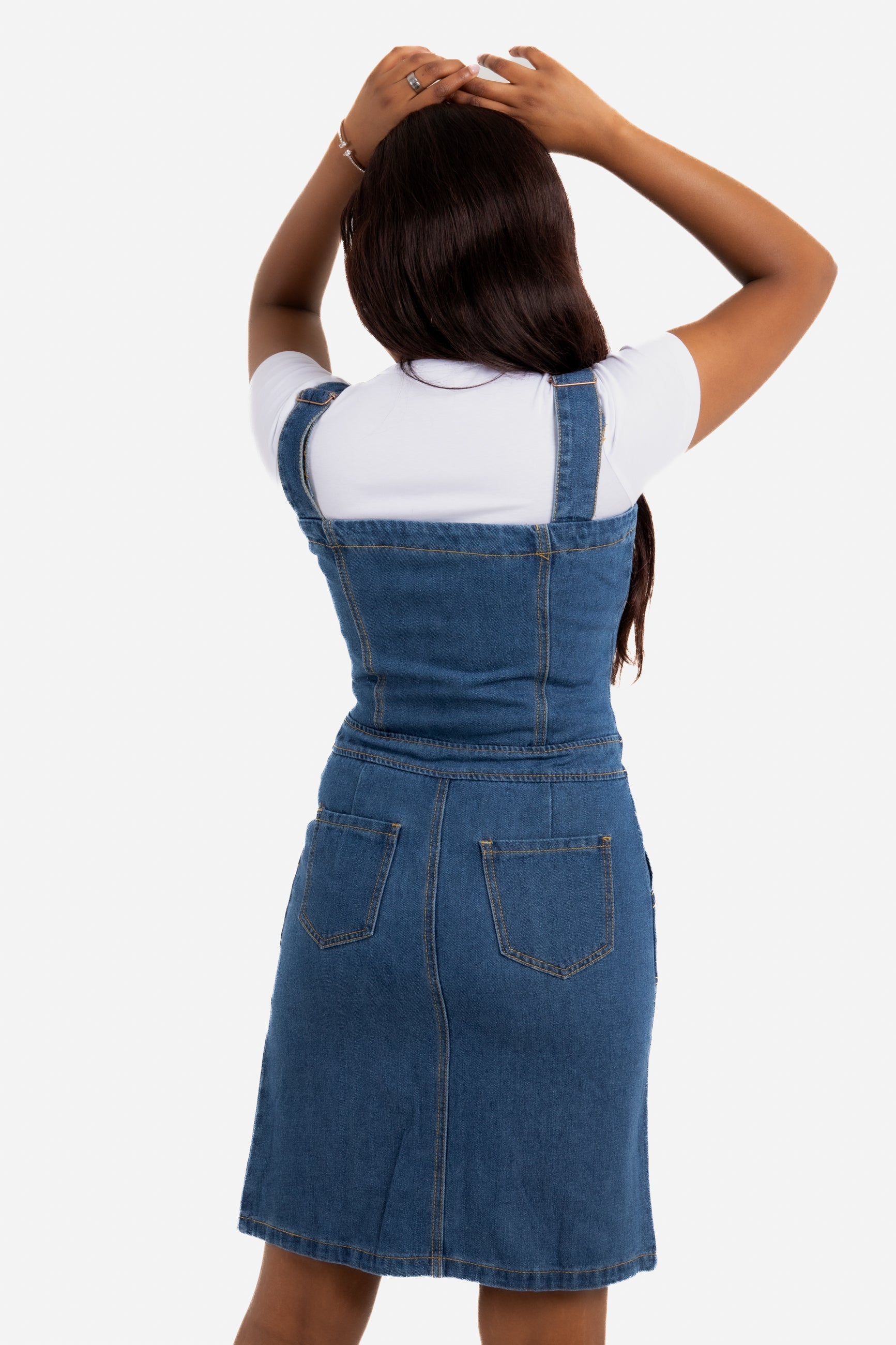 Skye Vintage Denim Pinnafore