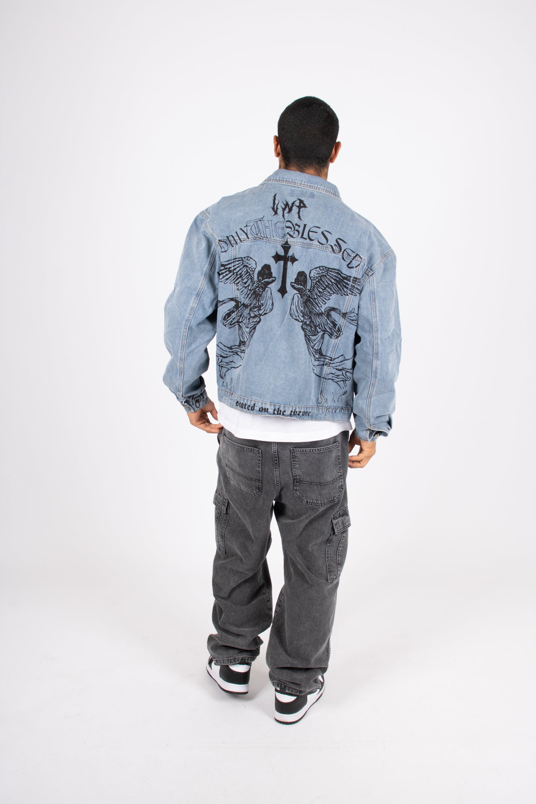 only-the-blessed-printed-denim-jacket