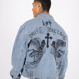 only-the-blessed-printed-denim-jacket