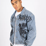 only-the-blessed-printed-denim-jacket