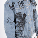 only-the-blessed-printed-denim-jacket