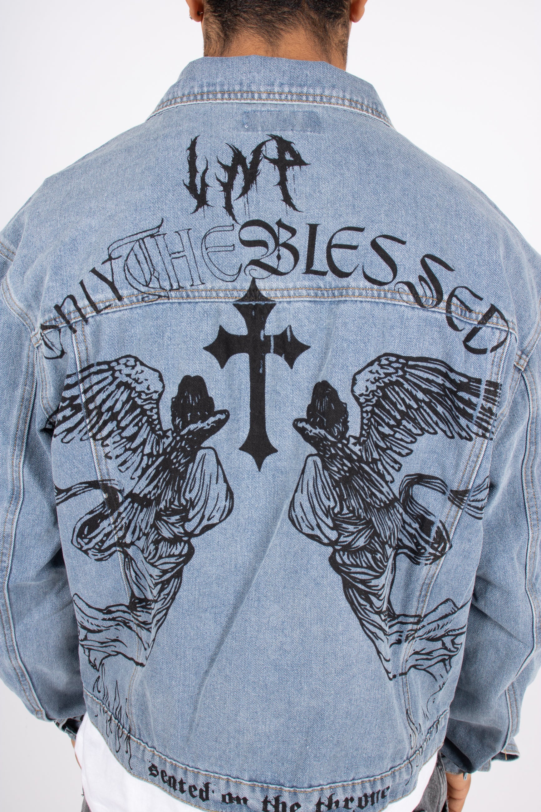 only-the-blessed-printed-denim-jacket