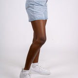 FAE Light Stonewash High Waisted Mom Shorts