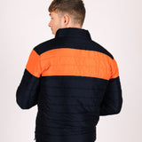 Black & Orange Puffer Jacket