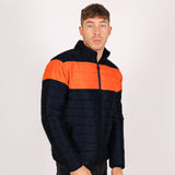 Black & Orange Puffer Jacket