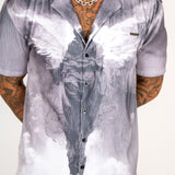 Plissé Angel Print Shirt