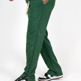 Acid Forest Green Recycled Relaxed Straight Leg Jogger