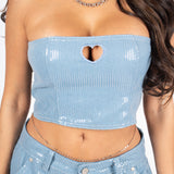 sequin-blue-denim-bandeau-cut-out-heart-crop-top