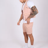 Utility Soft Pink Denim Gilet Vest