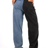 Vice-Versa Two Tone Mom Jean