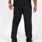 Acid Black Recycled Relaxed Straight Leg Jogger