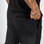 Acid Black Recycled Relaxed Straight Leg Jogger