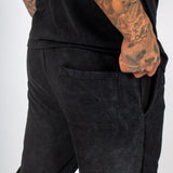 Acid Black Recycled Relaxed Straight Leg Jogger