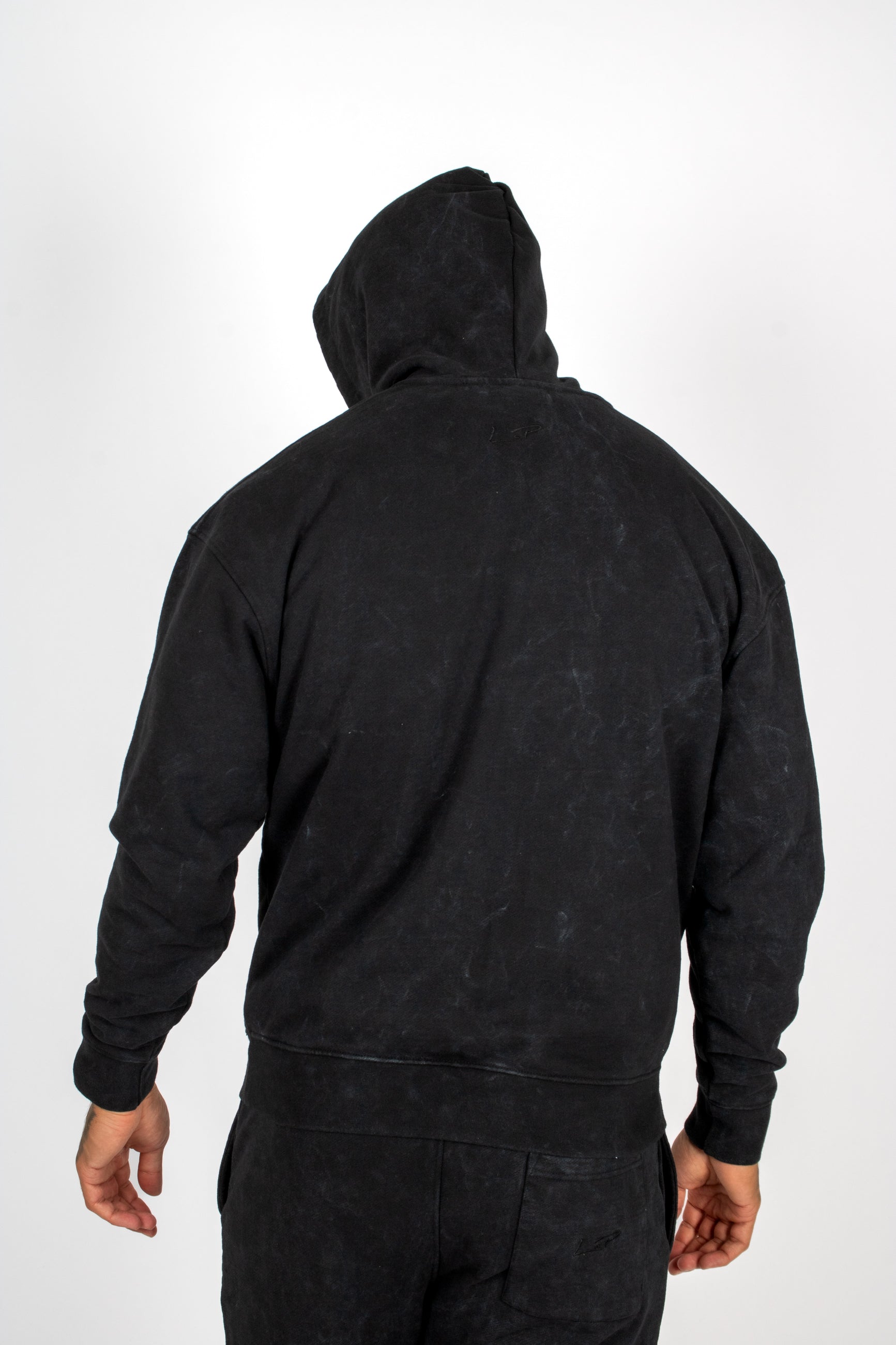 Acid Black Recycled Essential Hoodie