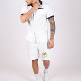 White Golf Club Embroidered Shorts