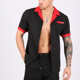 Black Golf Club Embroidered Shirt