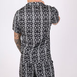 Retro Aztec Black & White Shirt